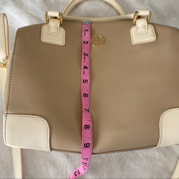 Tory Burch Robinson Middy Satchel Bag Crossbody - Picture 7 of 14